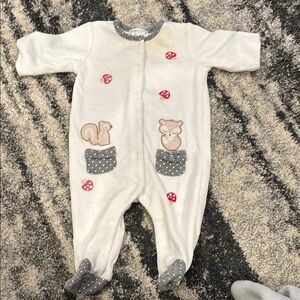 Mayoral Baby Animal Baby Sleeper Footie PJ
